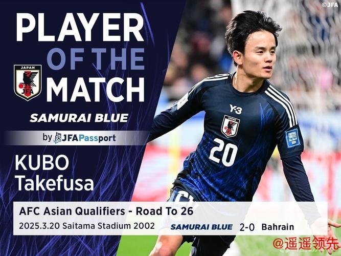 世预赛-久保建英传射 日本2-0巴林提前晋级世界杯